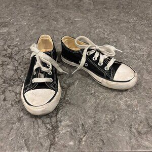 Black & White Canvas Shoes - Size 11.5 Little Kid - Kids Sneakers - Mvlsoct